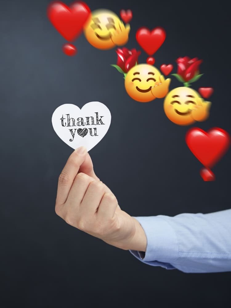 thank you images with little heart