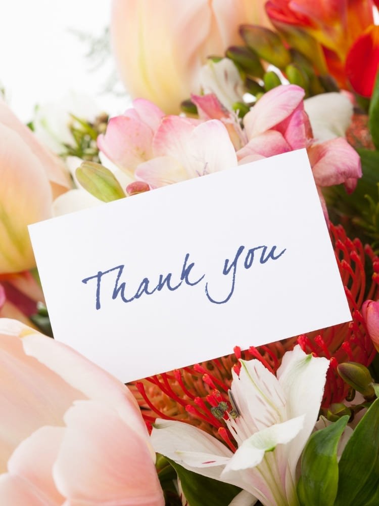 thank you images with flowers