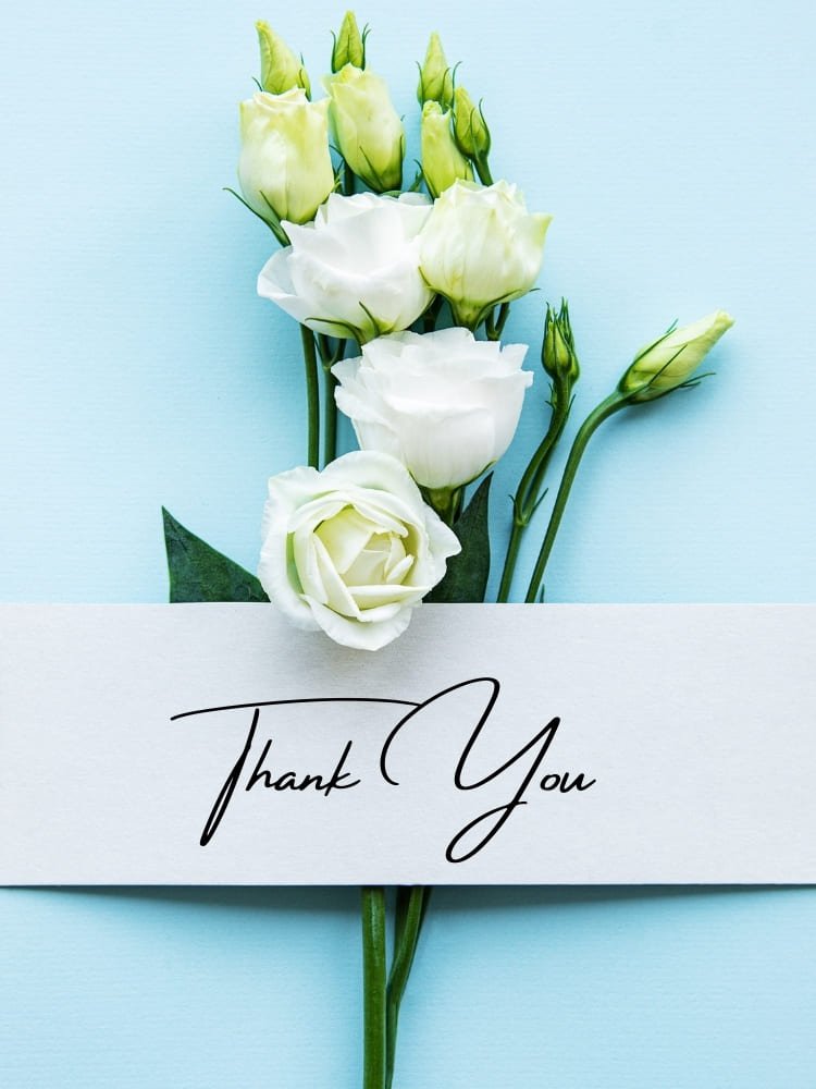 thank you images with flowers